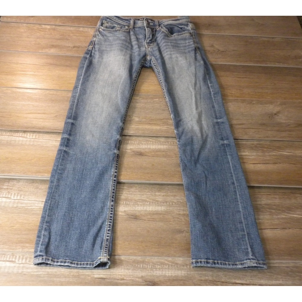 BKE Aiden Jeans Mens 29x32 Blue Denim Slim Straight Stretch Y2K Modern Western